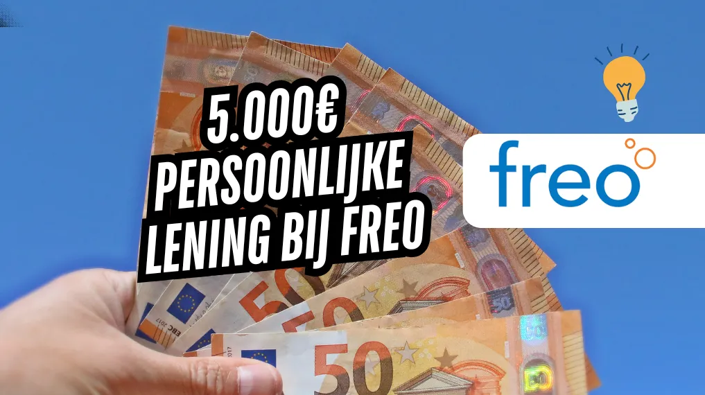 5.000€ Persoonlijke Lening bij FREO