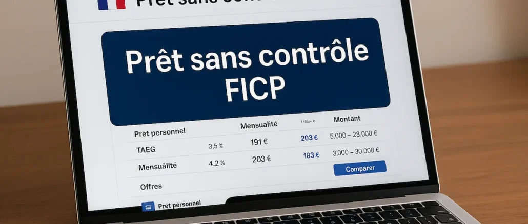 Prêt sans contrôle FICP Prêt sans contrôle FICP